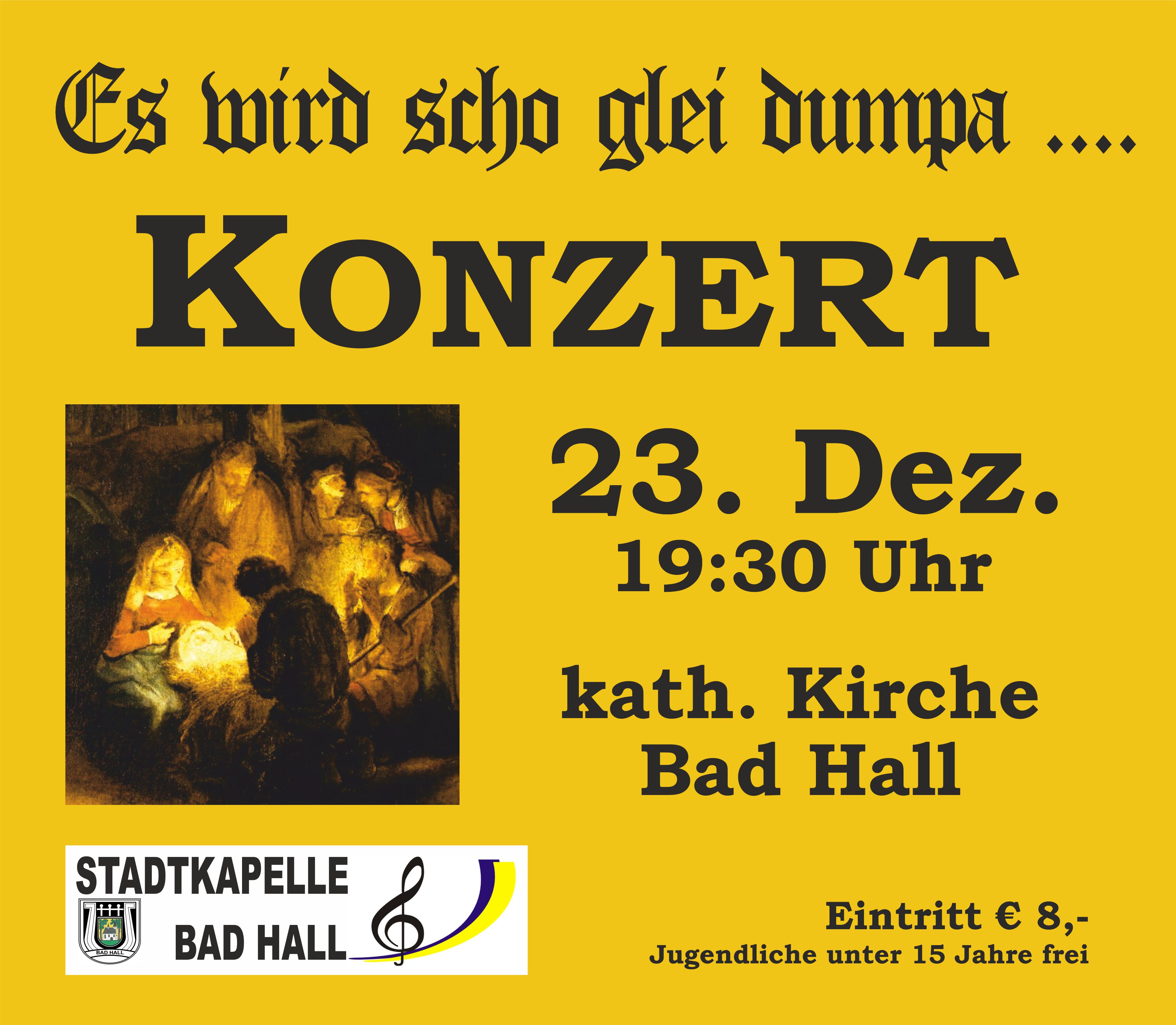 Weihnachtskonzert Stadtkapelle Bad Hall